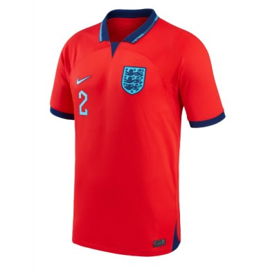 Pánský Fotbalový dres Anglie Kyle Walker #2 MS 2022 Venkovní Krátký Rukáv